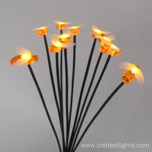 Yichen 10PCS Bee Waterproof Solar LED Garden Lawn Light